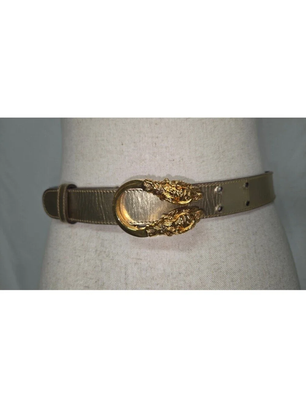 Vintage 80s GUCCI Double Dionysus Belt